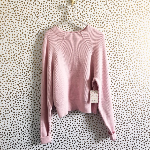 NWT Free People Too Good Pullover Pink - Picture 3 of 7